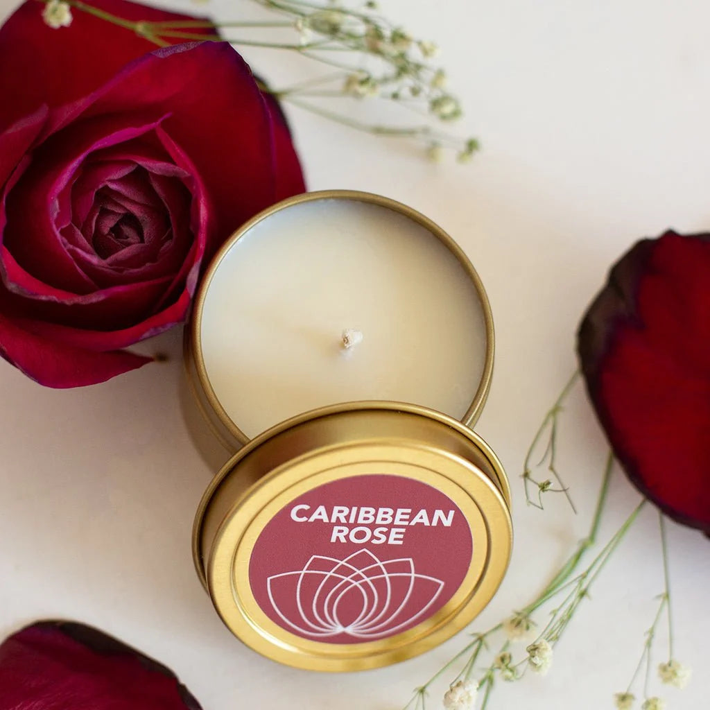 Caribbean Rose Massage Candle 2 oz