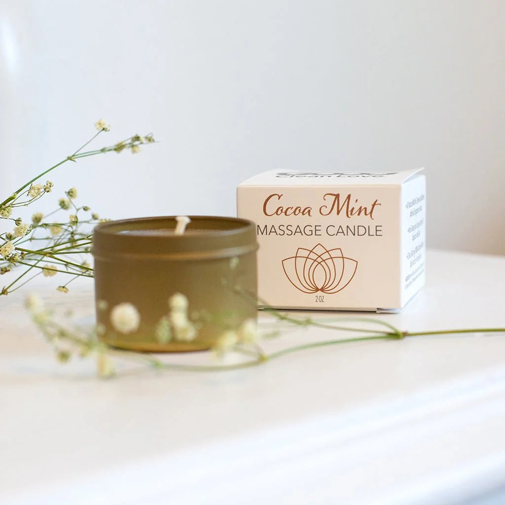 Cocoa Mint Massage Candle 2 oz