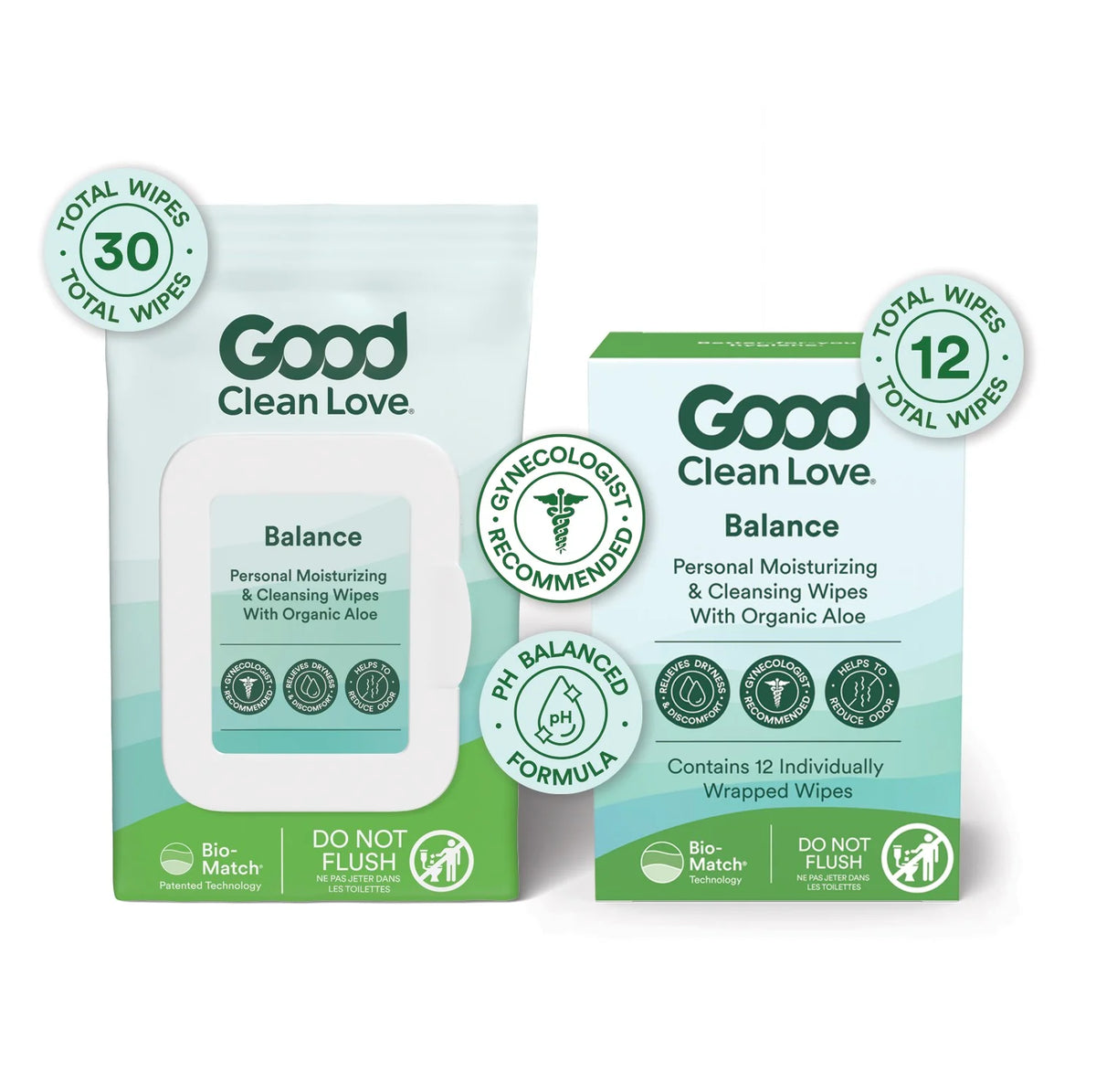 Balance pH-Balanced Wipes Products