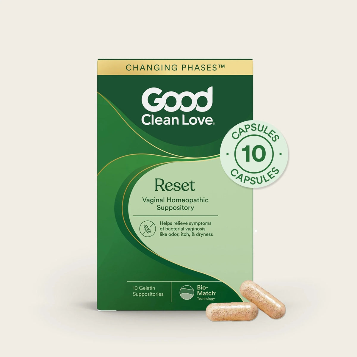 Reset Homeopathic Vaginal Suppository